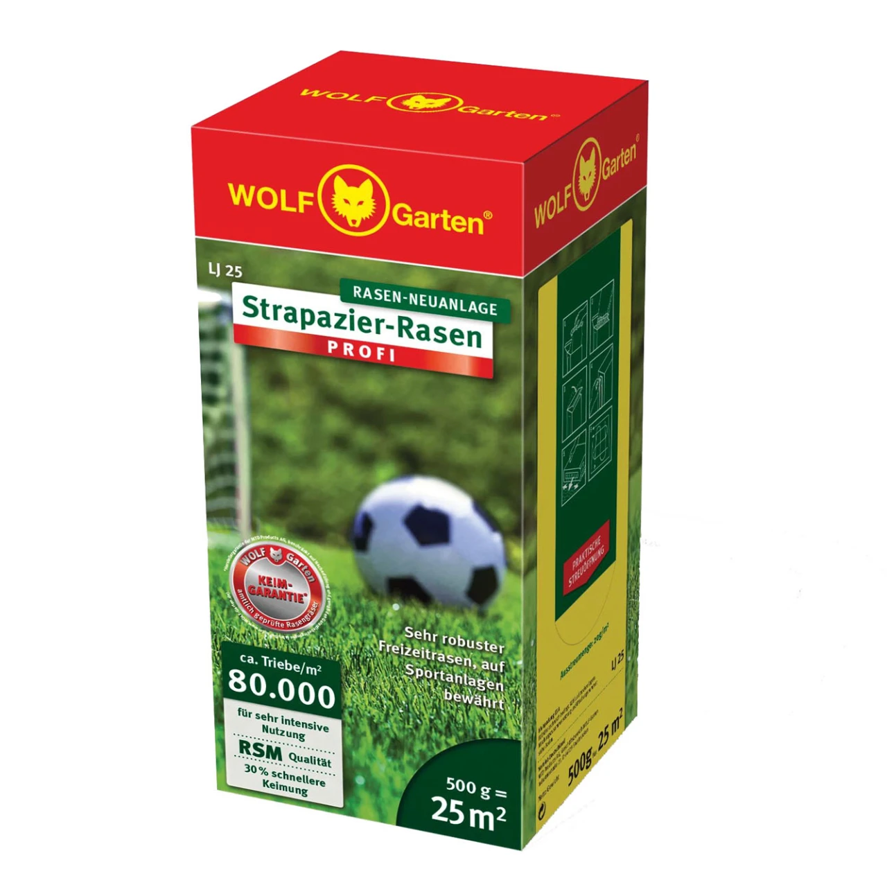 Wolf-Garten Samen Strapazier-Rasen LJ 25 Profi 3 Wolf-Garten Samen Strapazier-Rasen LJ 25 Profi