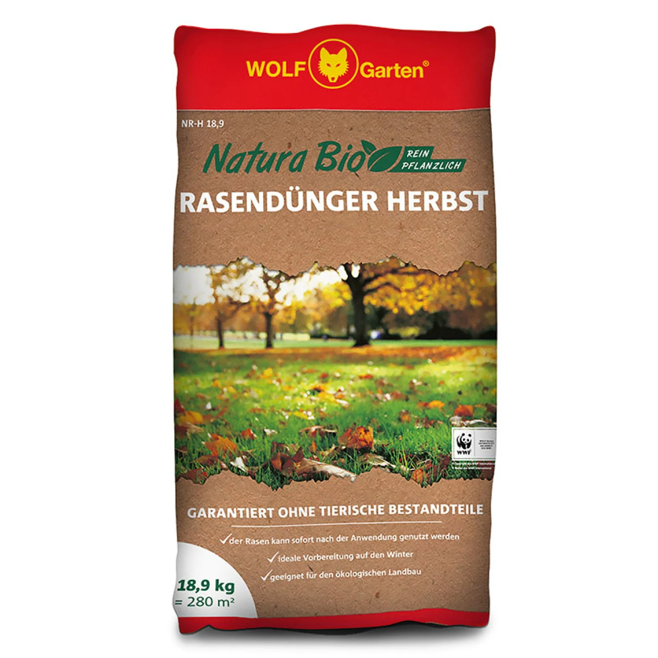 Wolf-Garten Natura Bio Rasendünger Herbst 3 Wolf-Garten Natura Bio Rasendünger Herbst