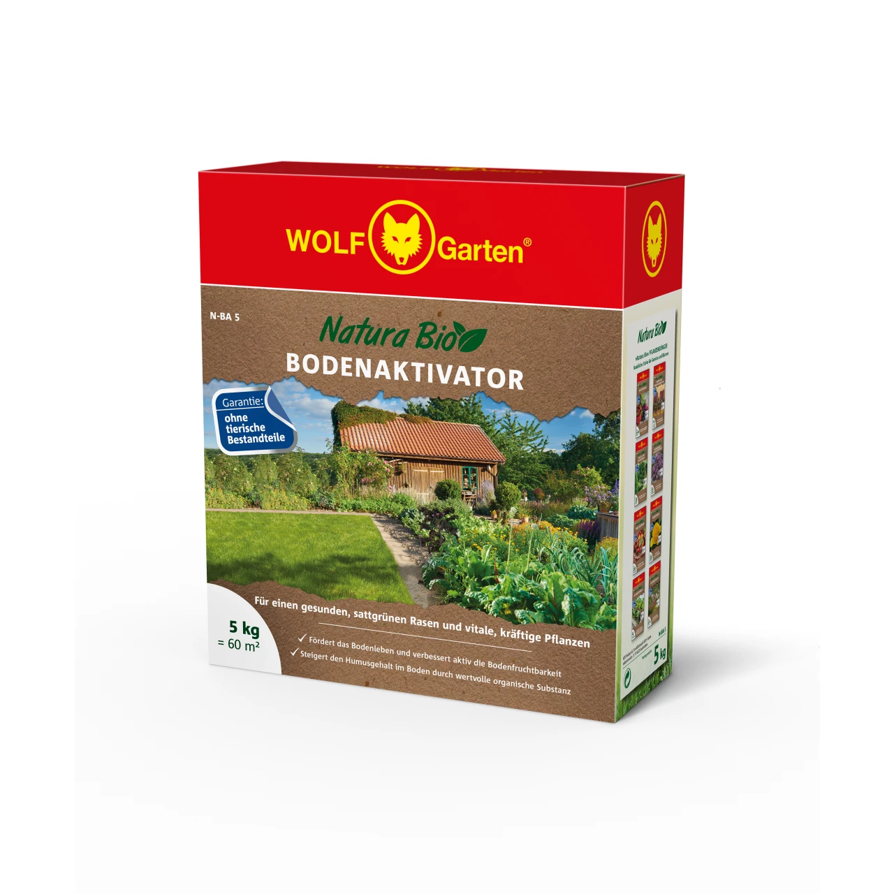 Wolf-Garten Natura Bio Rasendünger N-BA 5 D/A Bodenaktivator 3 Wolf-Garten Natura Bio Rasendünger N-BA 5 D/A Bodenaktivator